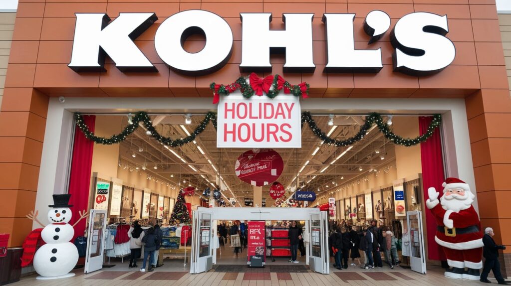 Kohl's Holiday Hours