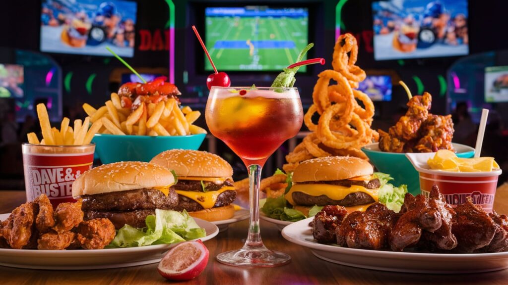 Dave and Buster's Happy Hour Menu