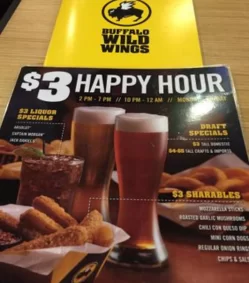 Buffalo Wild Wings Happy Hour